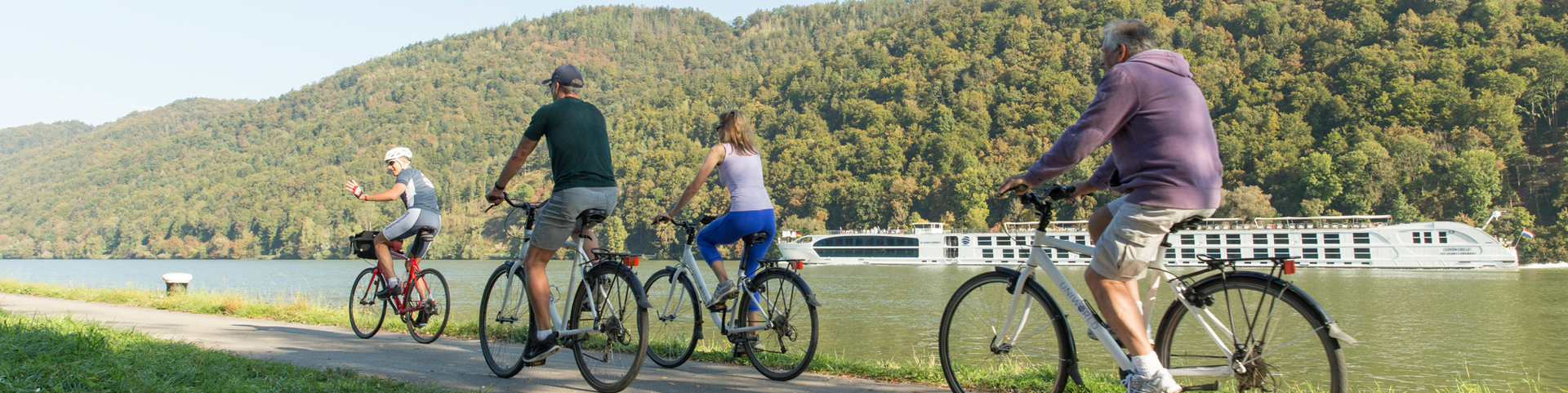 Biking in Engelhartszell, Austria